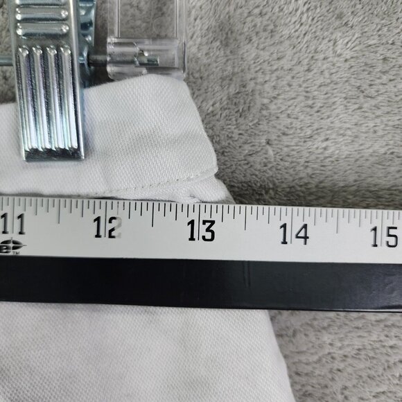 Womens White Sugar + Lips Denim Mini Skirt Ruffles Size XS - Picture 7 of 10